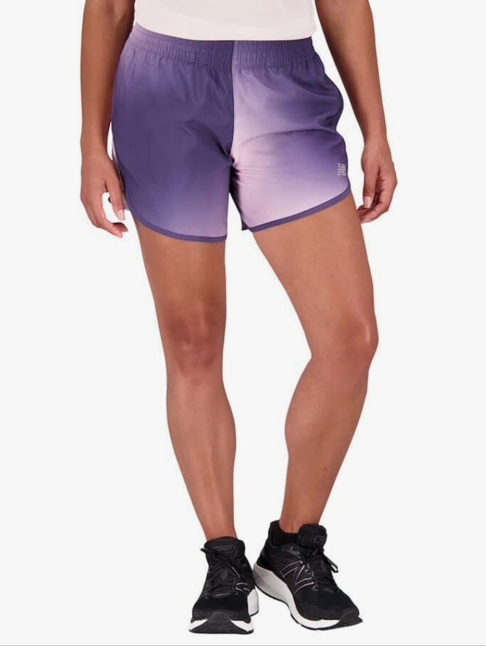 New Balance Women's Purple Ombre Running Shorts 5" Size M